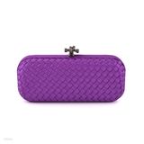 CLUTCH FABRIC PATTERN PURPLE