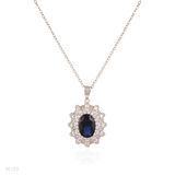 Celestial Elegance Blue Pendant