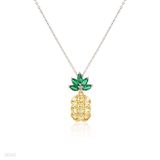 PENDANT PINEAPPLE ZIRCON MULTICOLOR